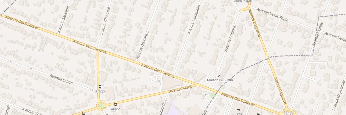 Plan du 5 Av Vauquelin à Montfermeil