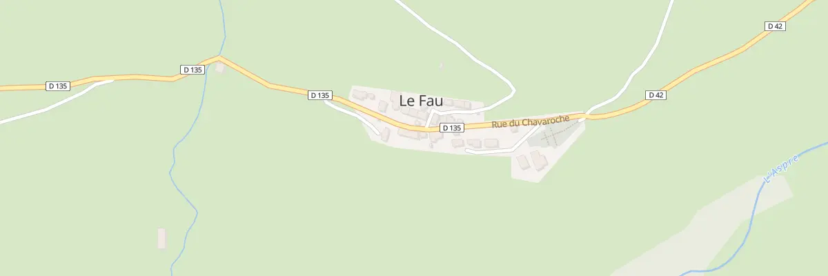 Plan du 5035 Le Bourg au Fau