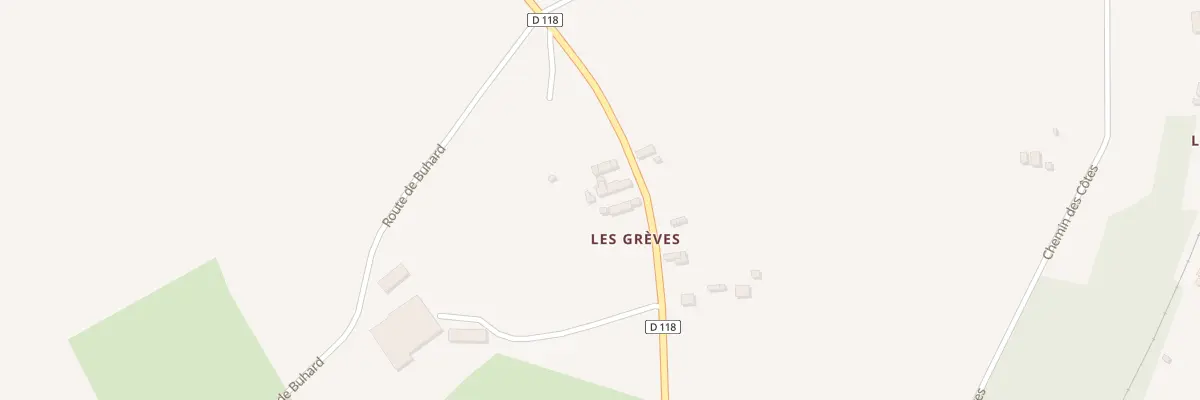 Plan du 1134 Rte d’Urçay à La Perche