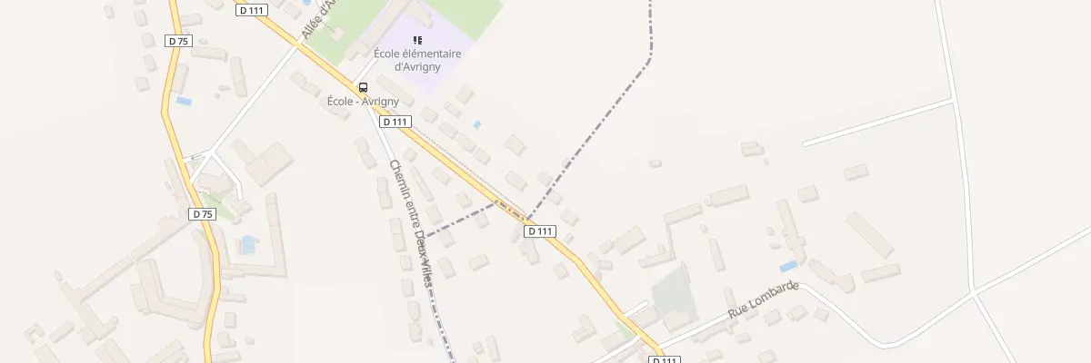 Plan du 377 Rue des Ecoles à Avrigny