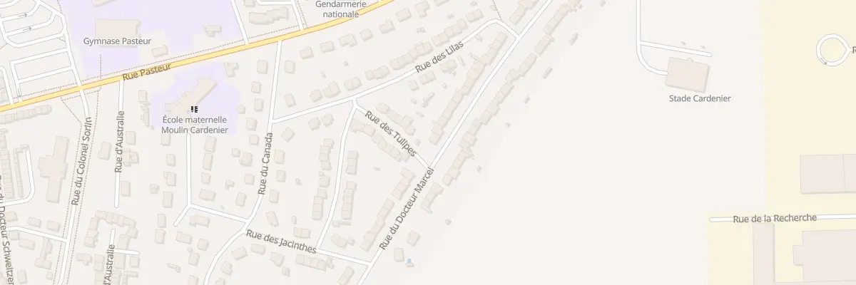 Plan du 535 Rue du Docteur Marcel à Montdidier