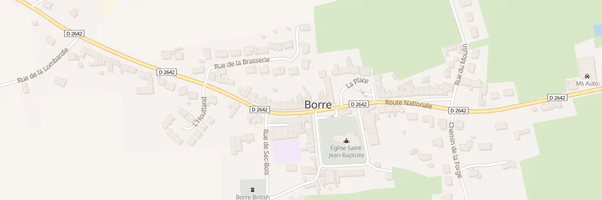Plan du 1387 Rte Nationale à Borre