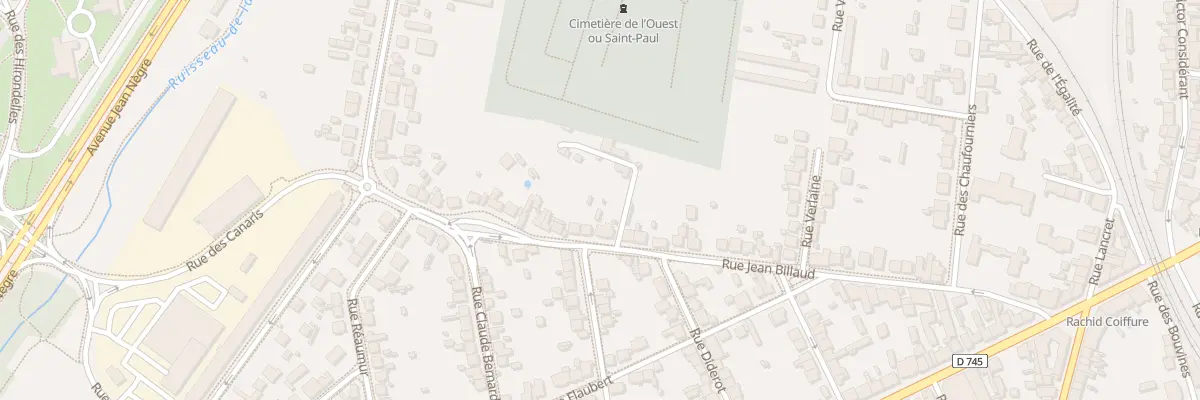 Plan du 58 Rue Jean Billaud à Montluçon