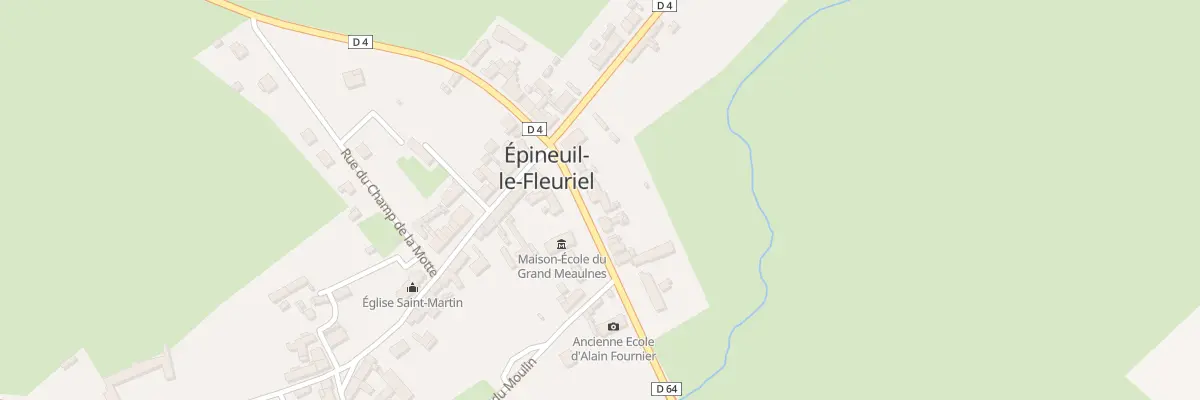 Plan du 11 Rue Alain Fournier à Épineuil-le-Fleuriel