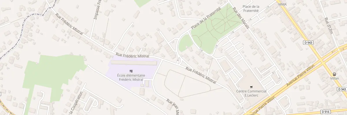 Plan du 30 Rue Frédéric Mistral à Montluçon