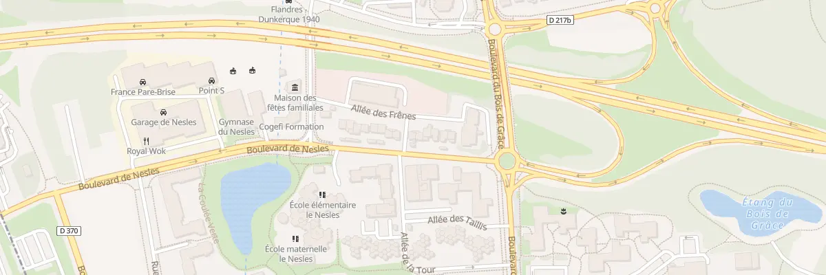 Plan du 22 All des Frênes à Champs-sur-Marne