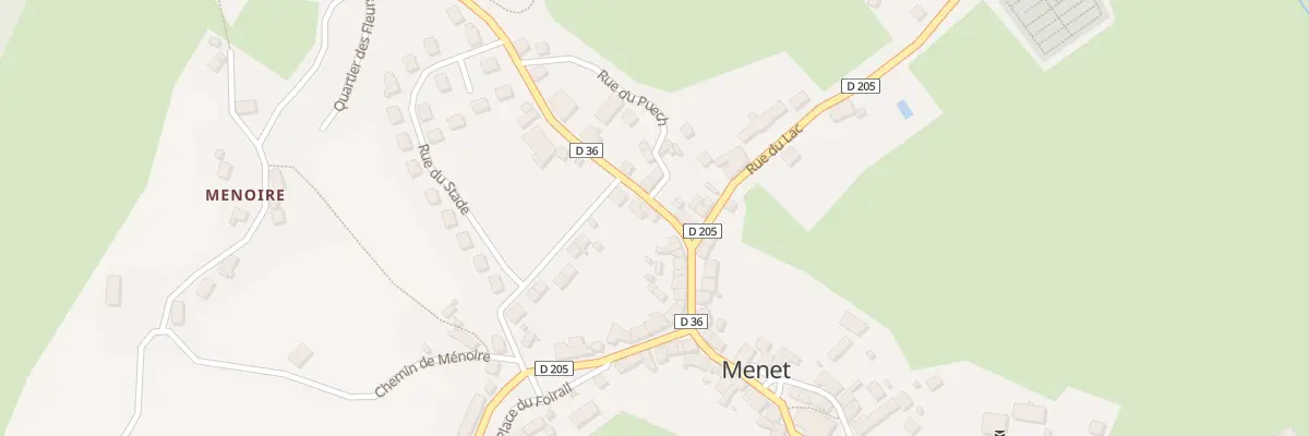 Plan du 3 Rue des Carriers à Menet