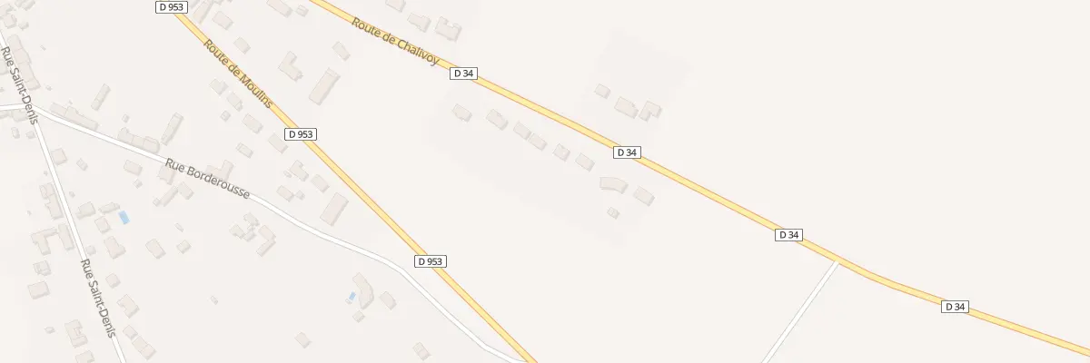 Plan du 40 Rte de Chalivoy à Dun-sur-Auron