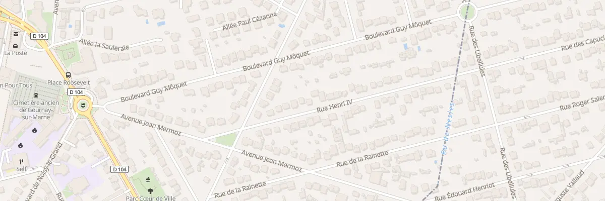 Plan du 11 Rue Henri 4 à Gournay-sur-Marne