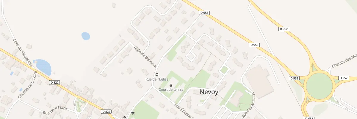 Plan du 22 Res Clos du Plateau à Nevoy