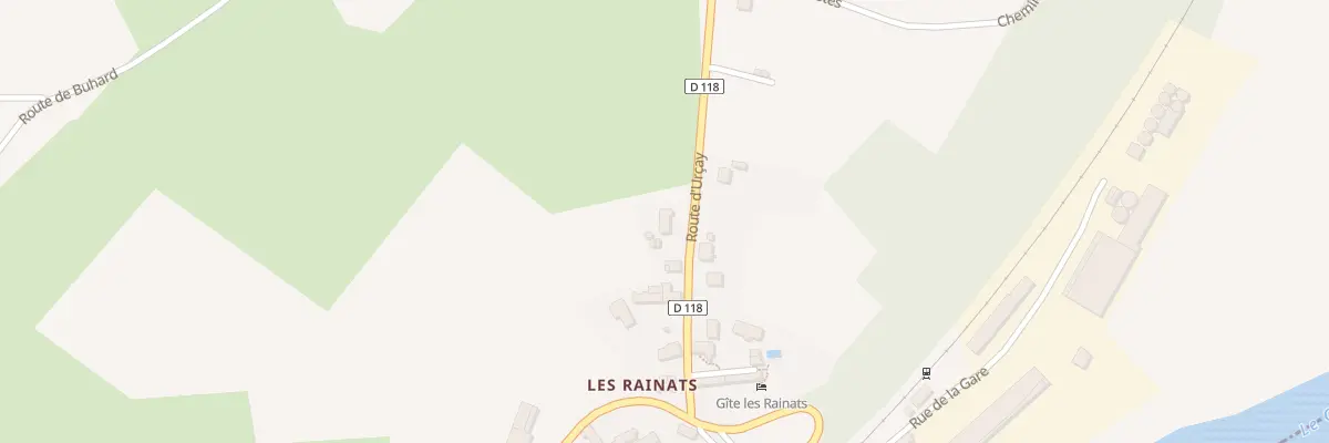 Plan du 1550 Rte d’Urçay à La Perche