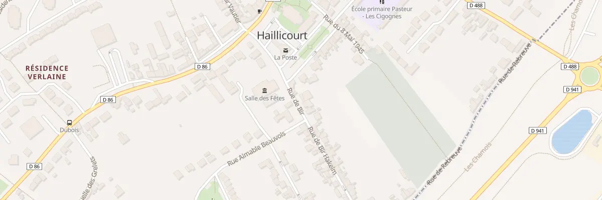 Plan du 1A Rue de Bir Hakeim à Haillicourt