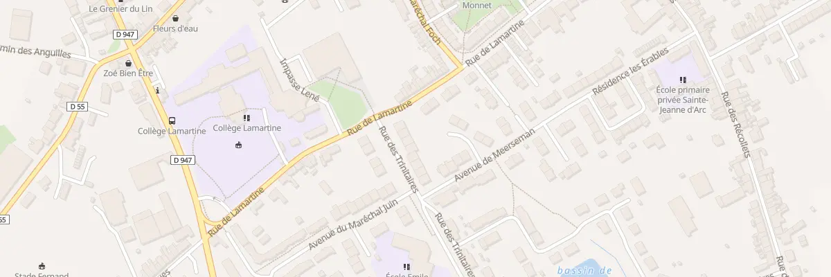 Plan du 6 Rue des Trinitaires à Hondschoote