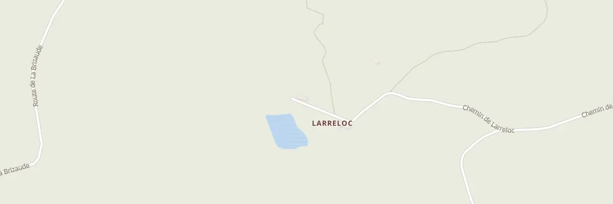 Plan du 1802 Che de Larreloc à Lamontélarié