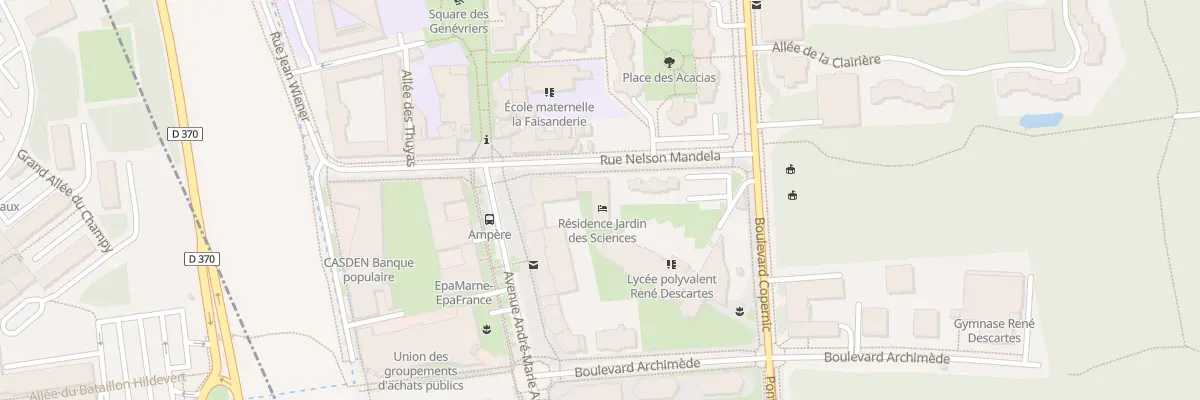 Plan du 3 Rue Nelson Mandela à Champs-sur-Marne