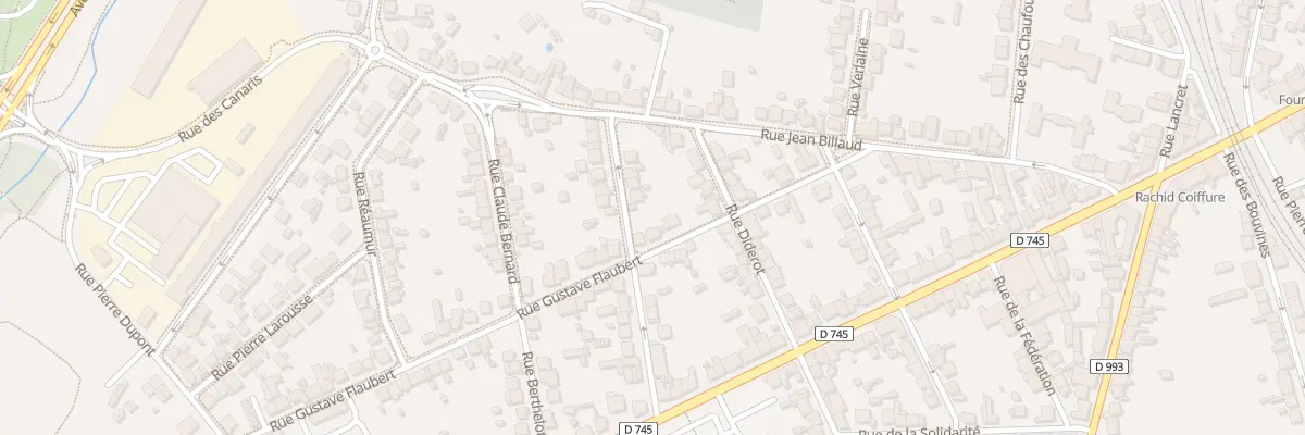 Plan du 24 Rue Gustave Flaubert à Montluçon