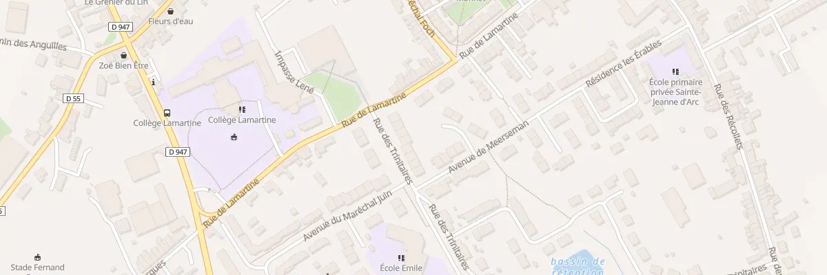Plan du 8 Rue des Trinitaires à Hondschoote