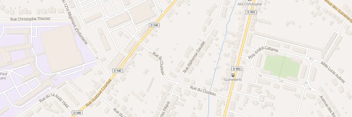 Plan du 42 Rue Alphonse Daudet à Montluçon