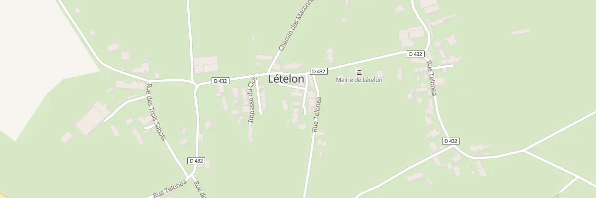 Plan du 6 Imp Tonlieu à Lételon