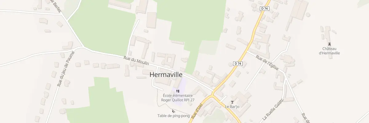 Plan du 10 Rue du Moulin à Hermaville
