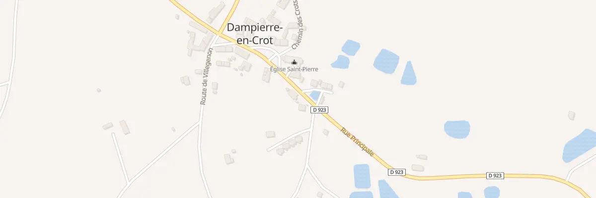Plan du 3 Rue Principale à Dampierre-en-Crot