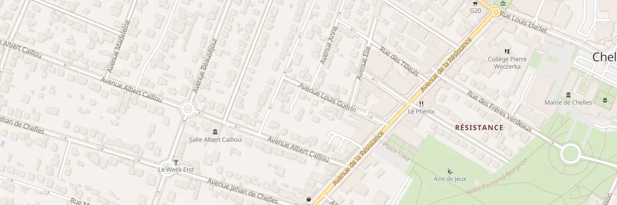Plan du 16 Rue Louis Guérin à Chelles