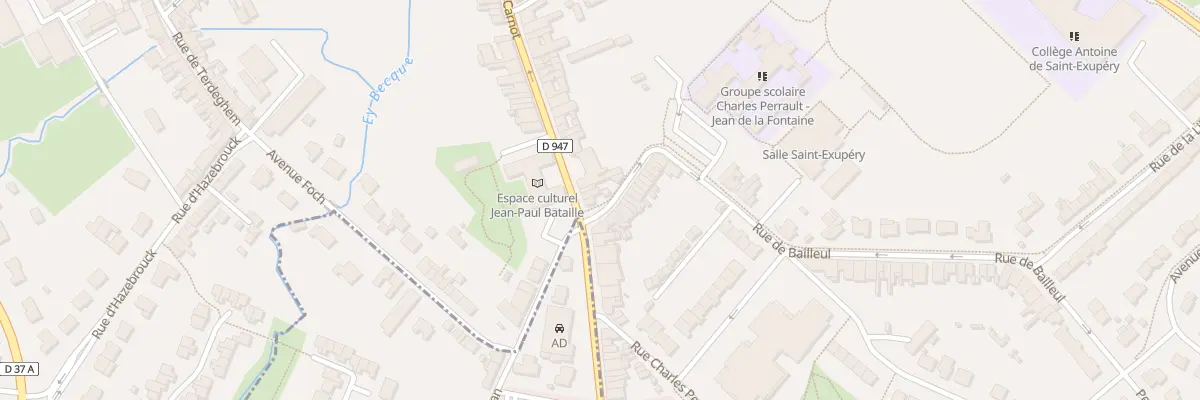 Plan du 9002 Rue de Bailleul à Steenvoorde