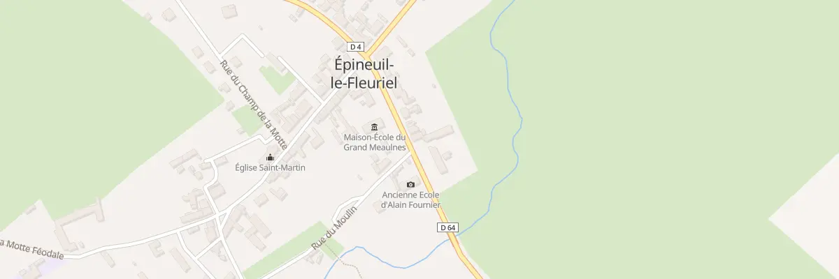 Plan du 19 Rue Alain Fournier à Épineuil-le-Fleuriel