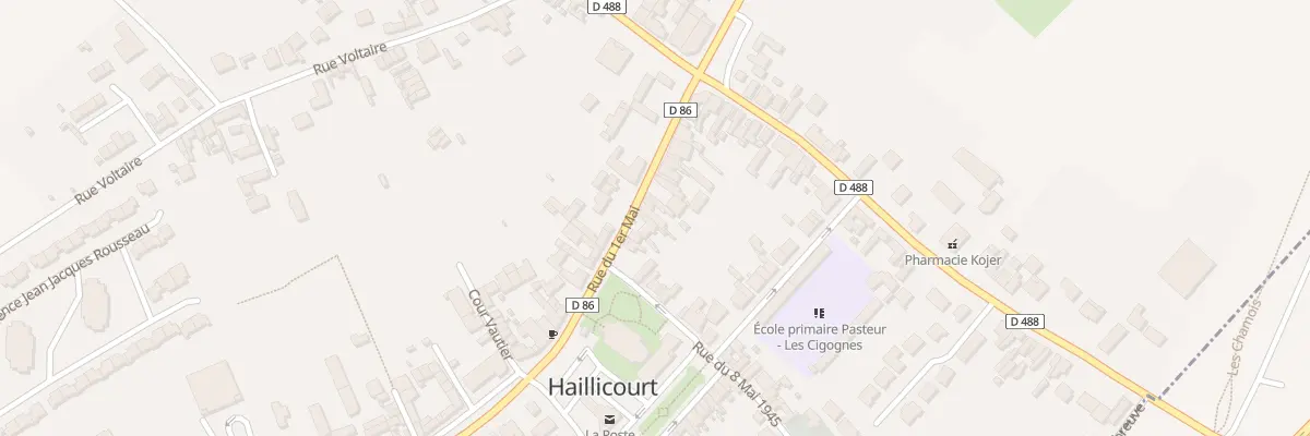 Plan du 15 Rue du 1er Mai à Haillicourt