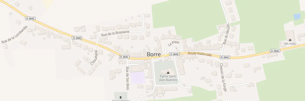 Plan du 1407 Rte Nationale à Borre