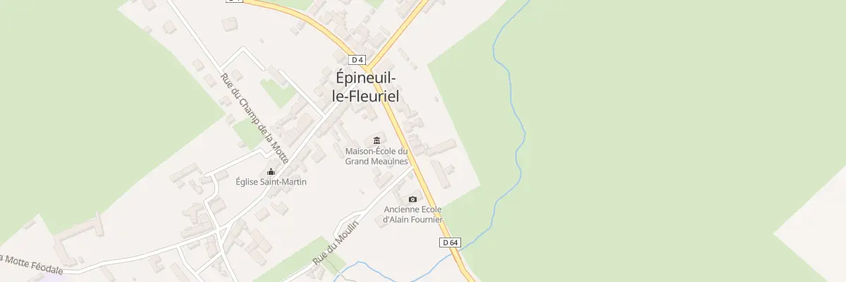 Plan du 17 Rue Alain Fournier à Épineuil-le-Fleuriel