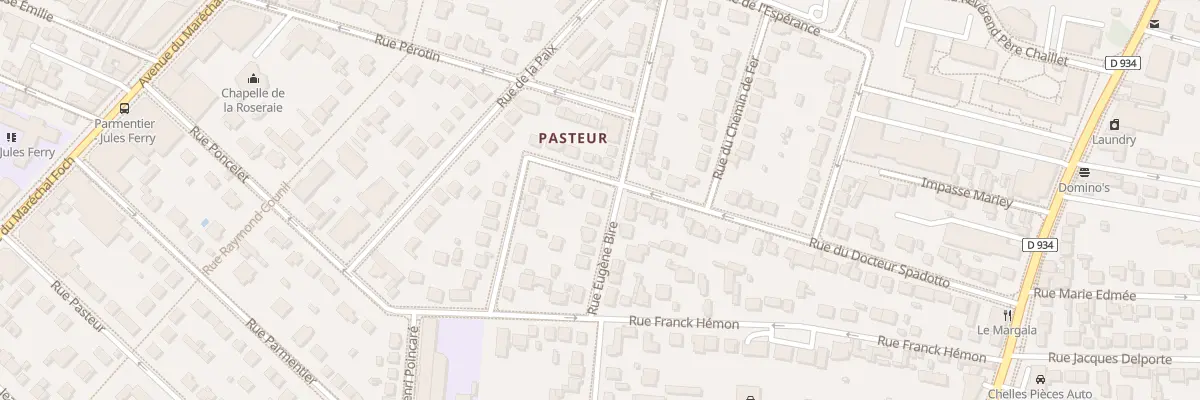 Plan du 12 Rue Eugène Bire à Chelles
