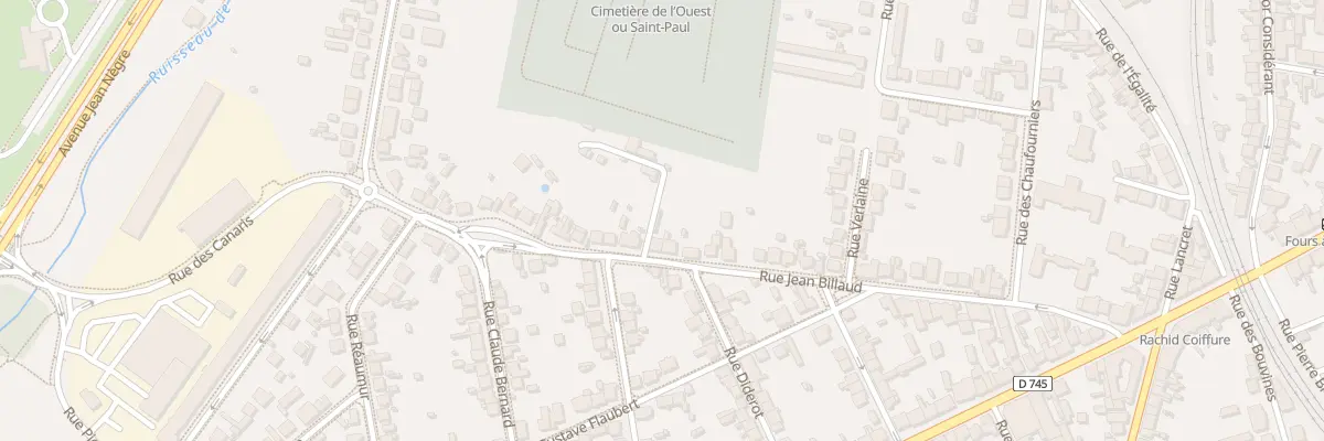 Plan du 54 Rue Jean Billaud à Montluçon