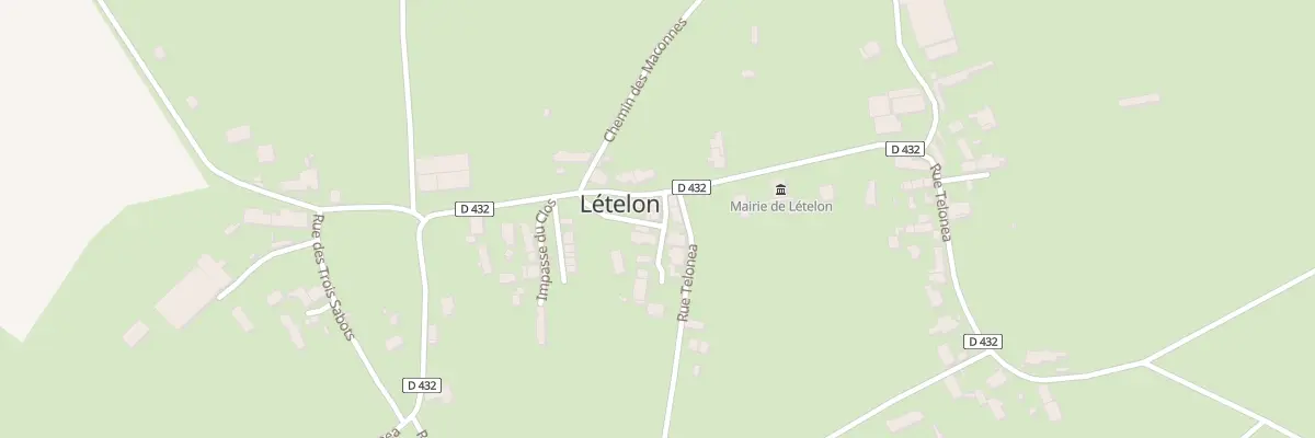 Plan du 4 Imp Tonlieu à Lételon