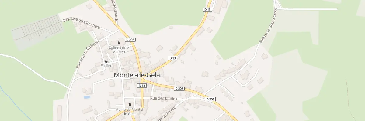 Plan du 8 Rue de Chancelade à Montel-de-Gelat