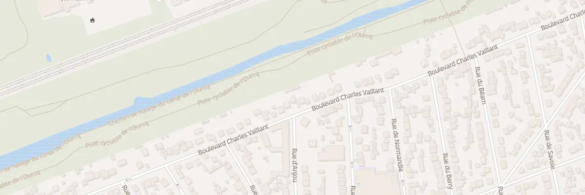 Plan du 177 Bd Charles Vaillant à Tremblay-en-France