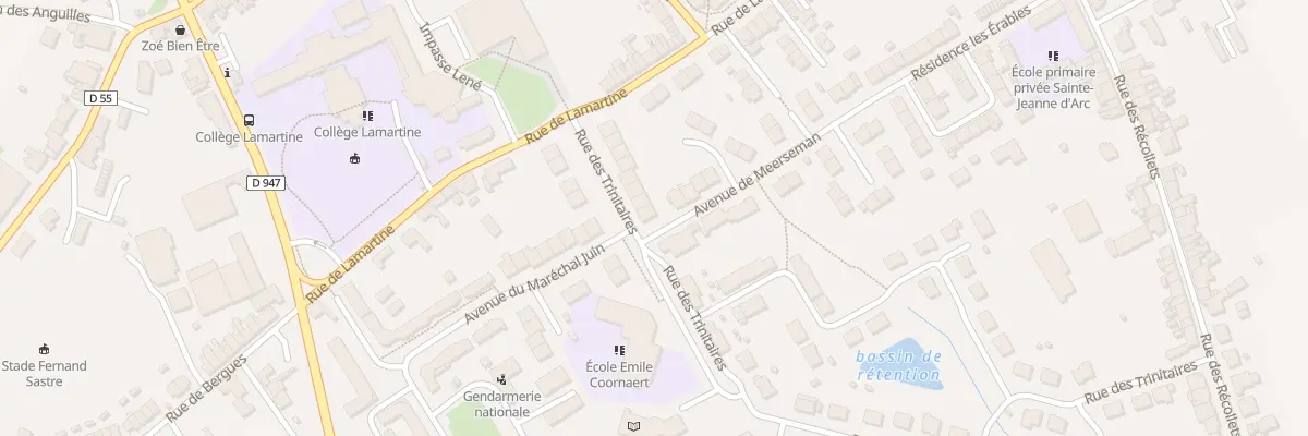 Plan du 16 Rue des Trinitaires à Hondschoote