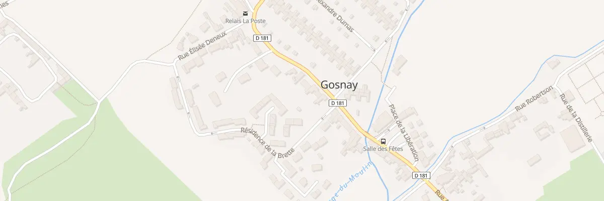Plan du 20 Rue du Grand Chemin à Gosnay