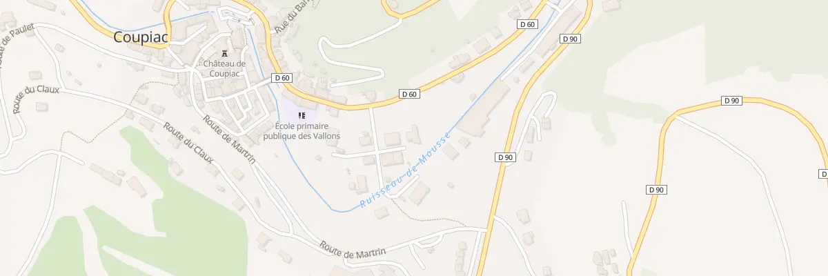 Plan du 26 Av Raymond Bel à Coupiac