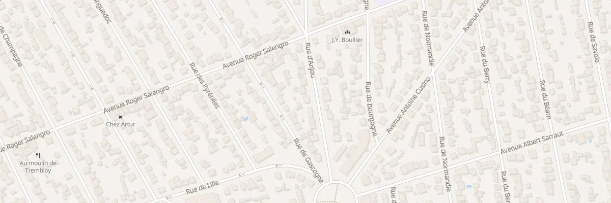 Plan du 34 Rue d’Anjou à Tremblay-en-France