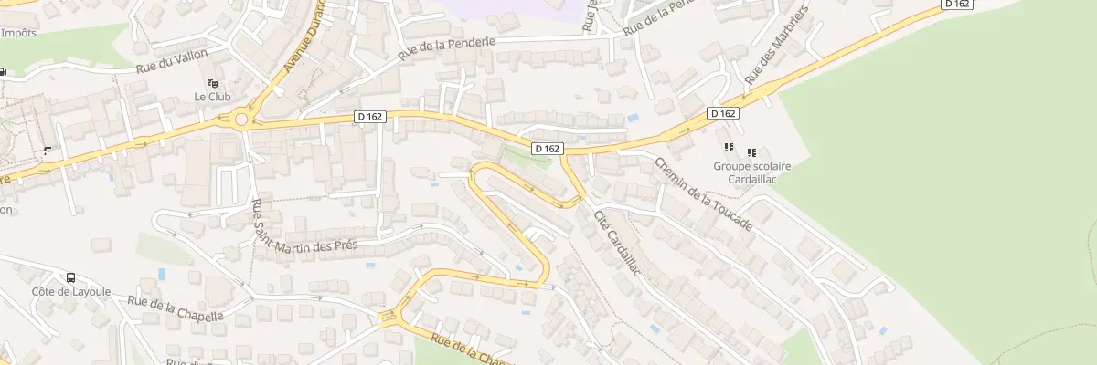 Plan du 2B Rue Cite Cardaillac à Rodez