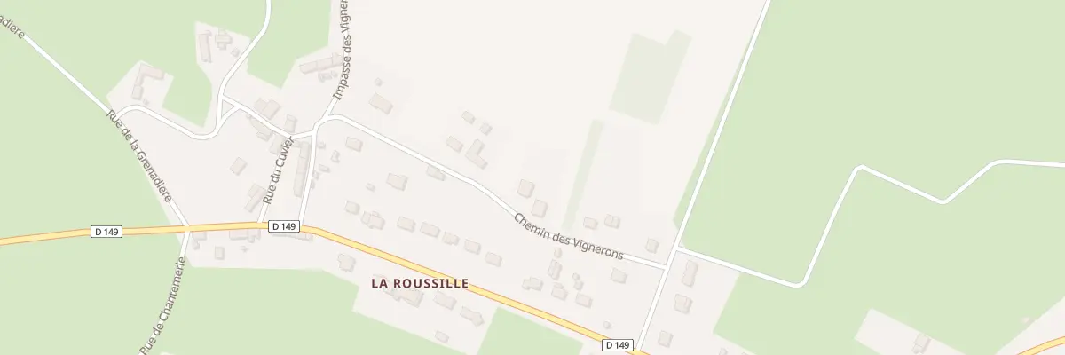 Plan du 10 Che des Vignerons à Vaux