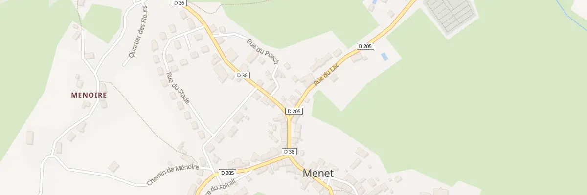 Plan du 3B Rue du Lac à Menet