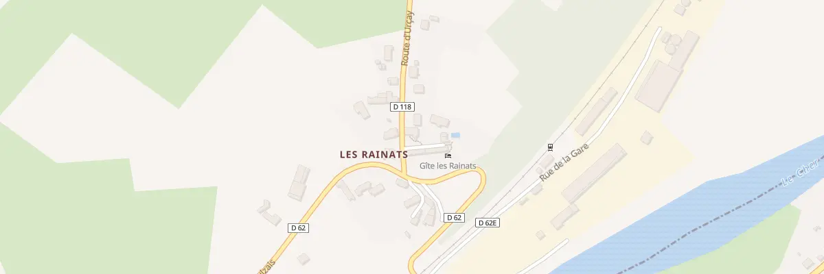 Plan du 1645 Rte d’Urçay à La Perche
