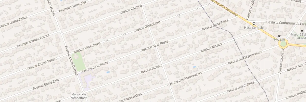 Plan du 69 Av Kalifat à Tremblay-en-France
