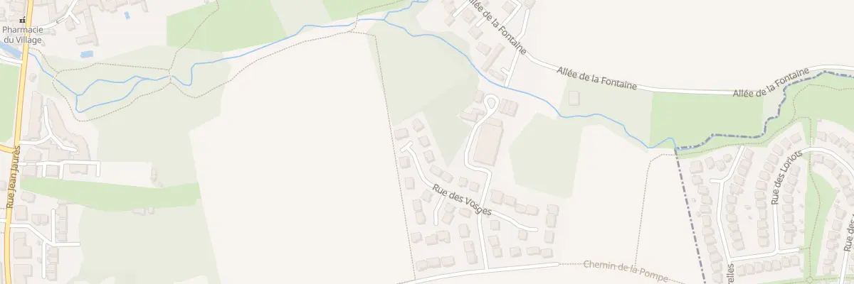 Plan du 38 Rue des Vosges à La Queue-en-Brie