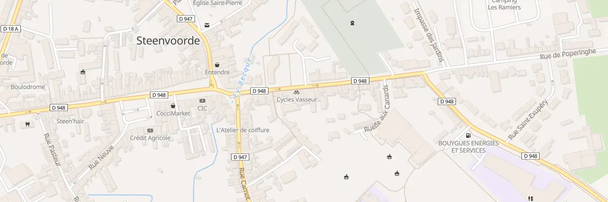 Plan du 24 Rue de Poperinghe à Steenvoorde