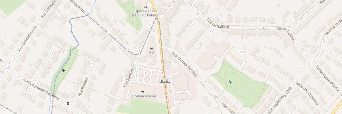 Plan du 87 Rue Carnot à Steenvoorde