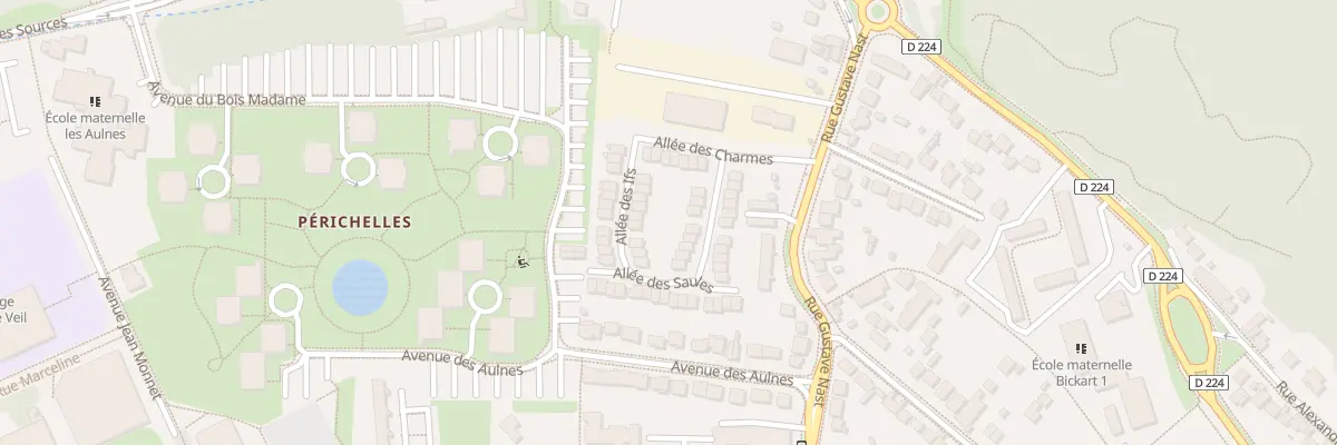 Plan du 19 All des Saules à Chelles