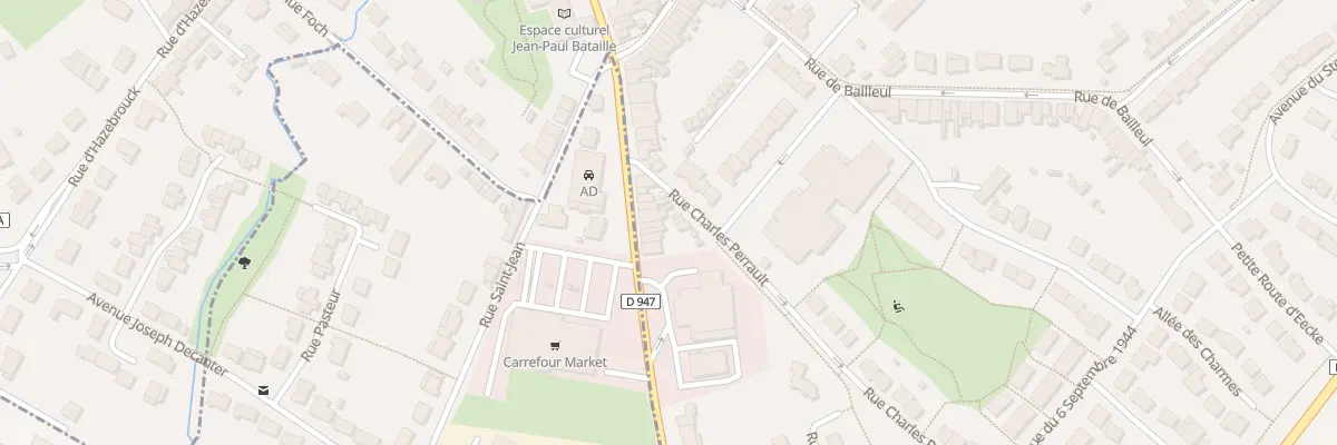 Plan du 89 Rue Carnot à Steenvoorde